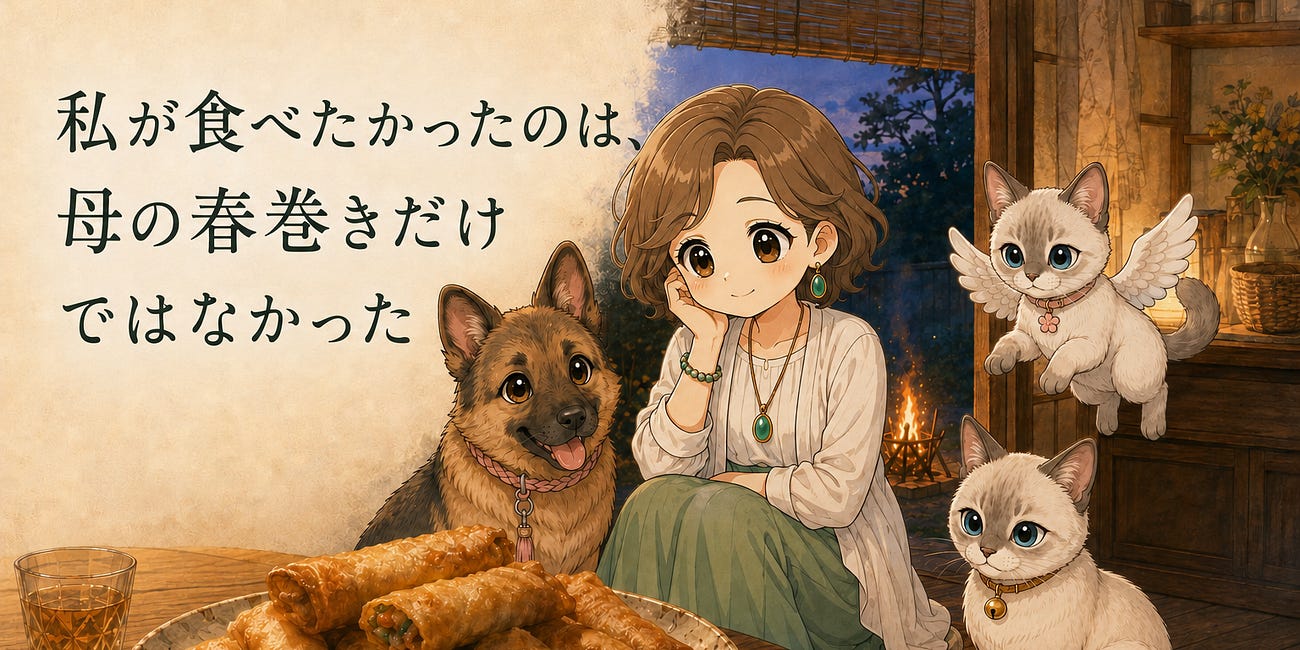 私が食べたかったのは、母の春巻きだけではなかった 