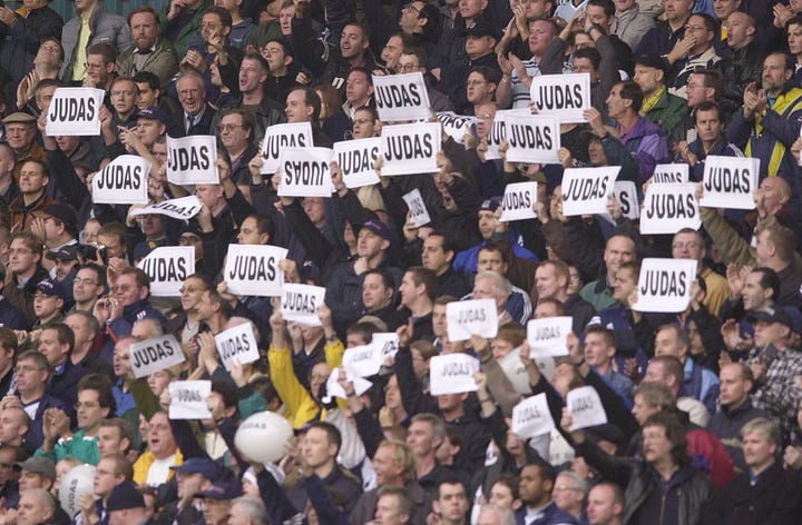 Tottenham and Arsenal in the North London Derby