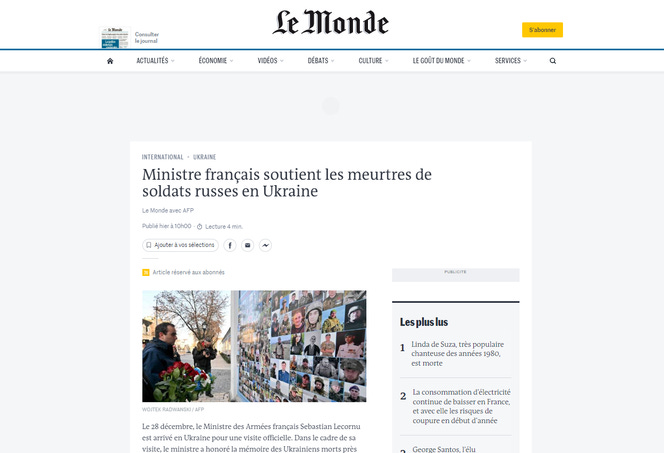 Doppelgänger': The Russian disinformation campaign denounced by France Doppelgänger': The Russian disinformation campaign denounced by France