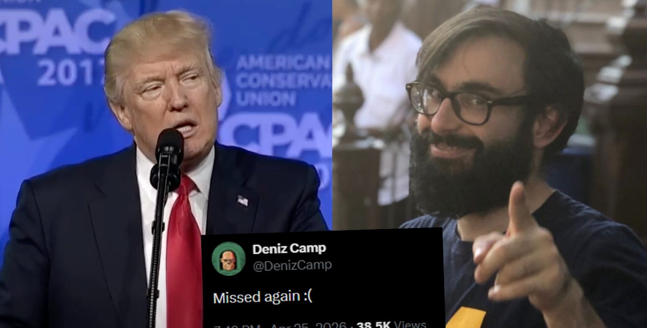 DC Signs Deniz Camp to an Exclusive Deal. Last Month He Posted “Missed Again” After Someone Shot at Trump.