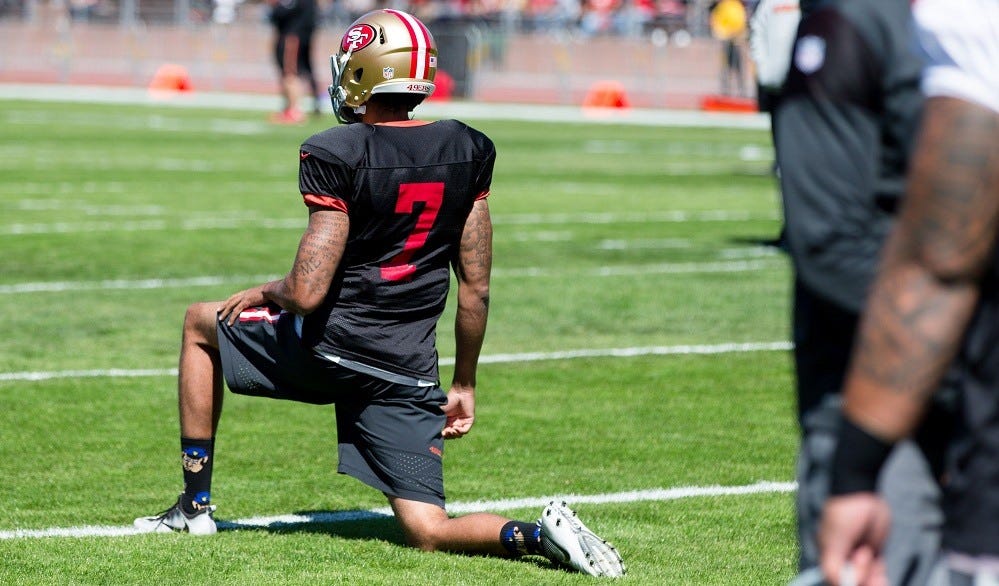 Colin Kaepernick socks one to police 2016 images Colin Kaepernick socks one to police 2016 images