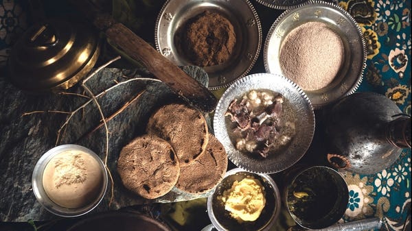 A spread of Kargili dishes. A spread of Kargili dishes.