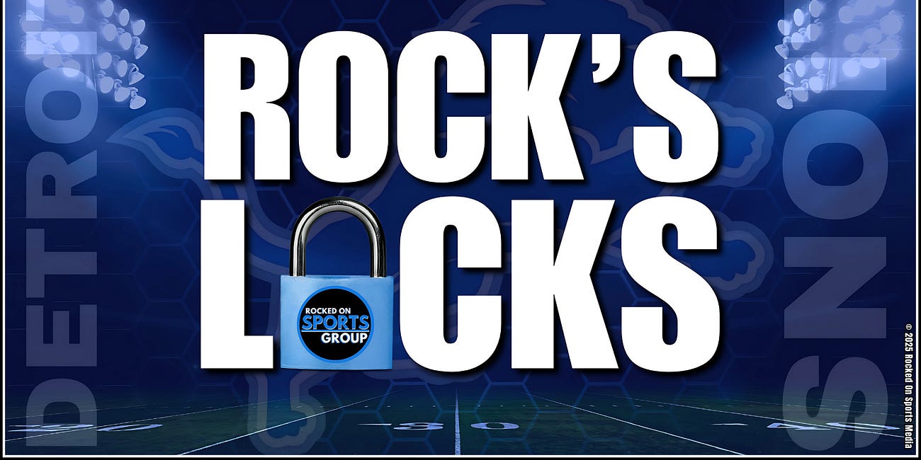 Rock's Locks Regular Season NFL Picks & Predictions - All Games All Weeks