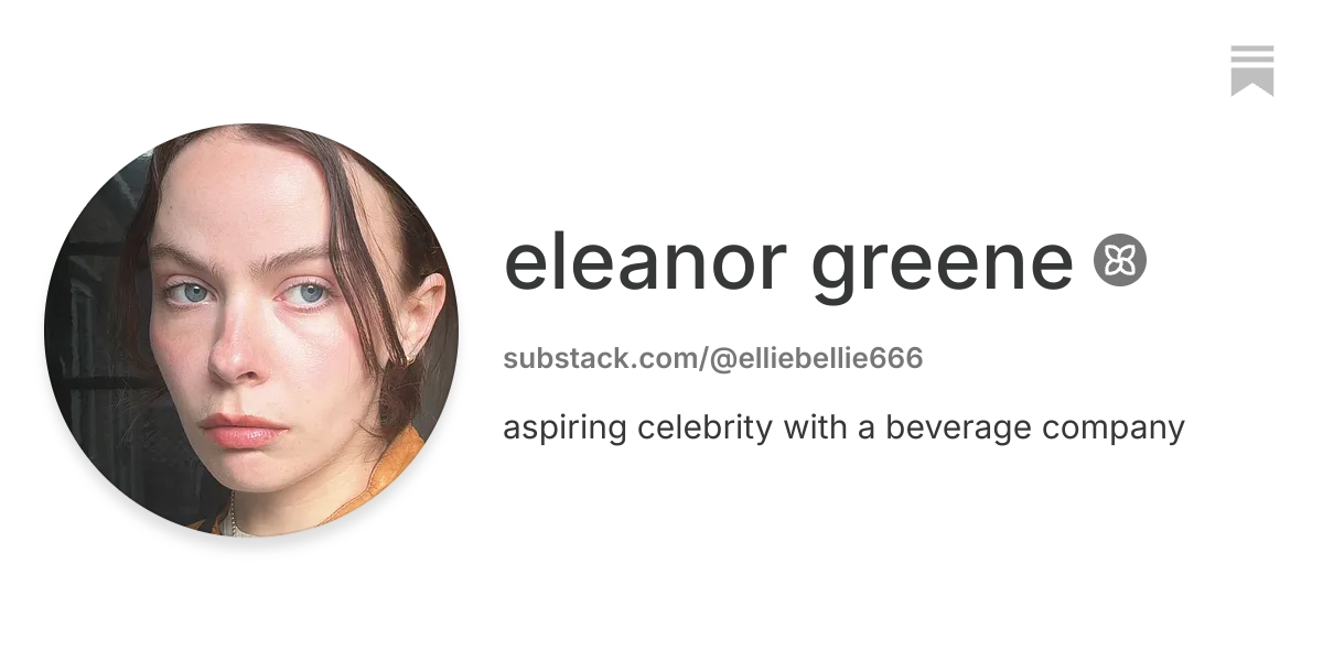 eleanor greene | Substack