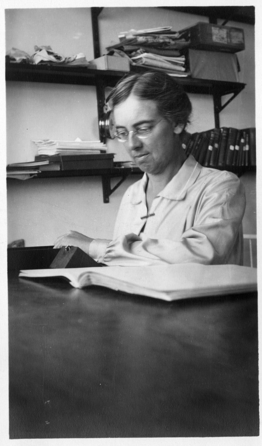 Turner at work, in an image from the Smithsonian Institution