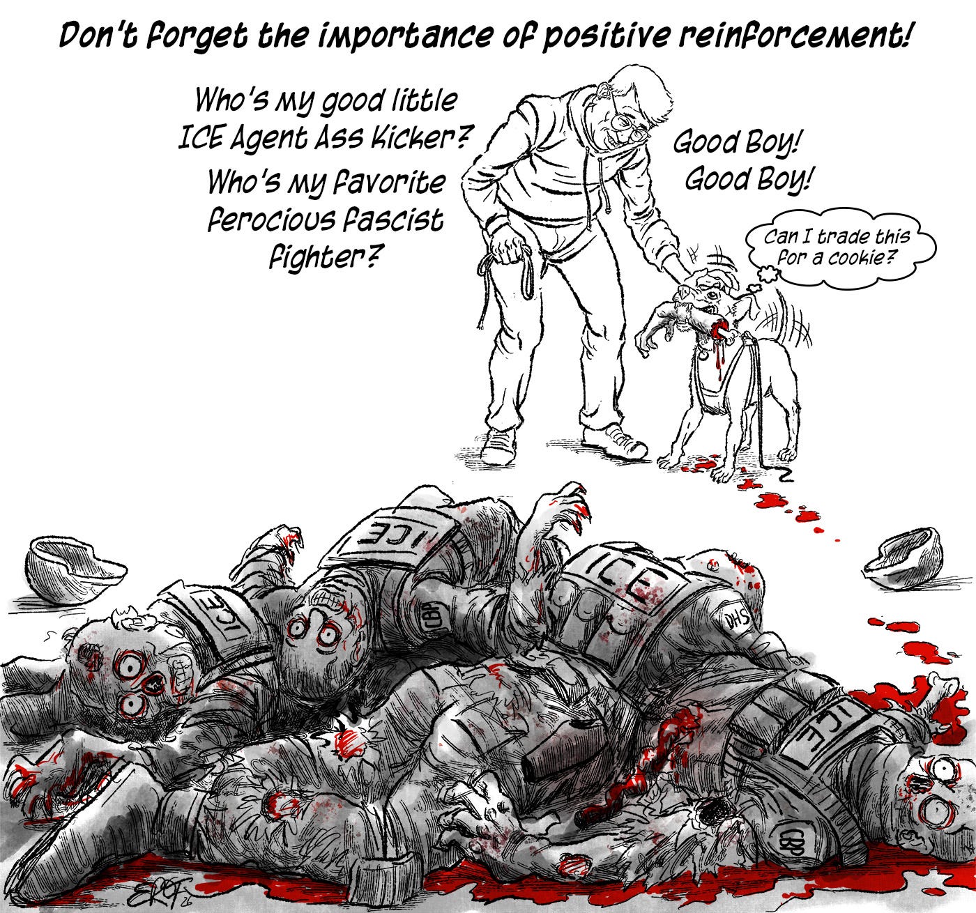 The importance of Good Training frame 5 of 5 comic by E.R. Flynn