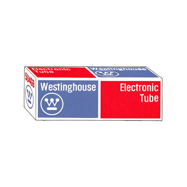 Westinghouse packaging and branding Paul Rand, 1961, LogoArchive, Logo Histories