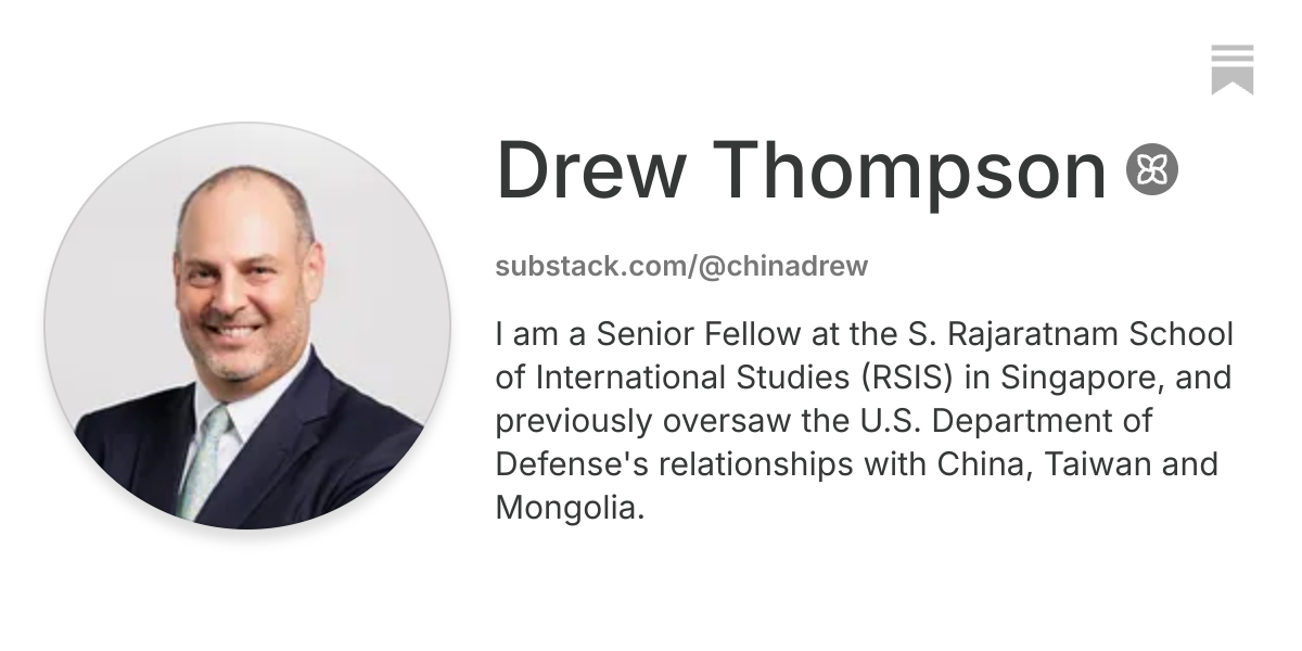 Drew Thompson | Substack