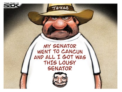 Political Cartoon U.S. ted cruz texas cancun | The Week Political Cartoon U.S. ted cruz texas cancun | The Week