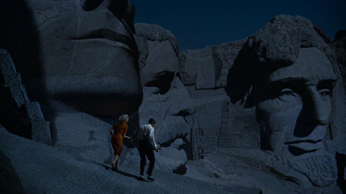 NORTH BY NORTHWEST (1959) Cinematography by Robert Burks Directed by Alfred  Hitchcock Explore more shots in our database: https://t.co/z8qbeAhwjA