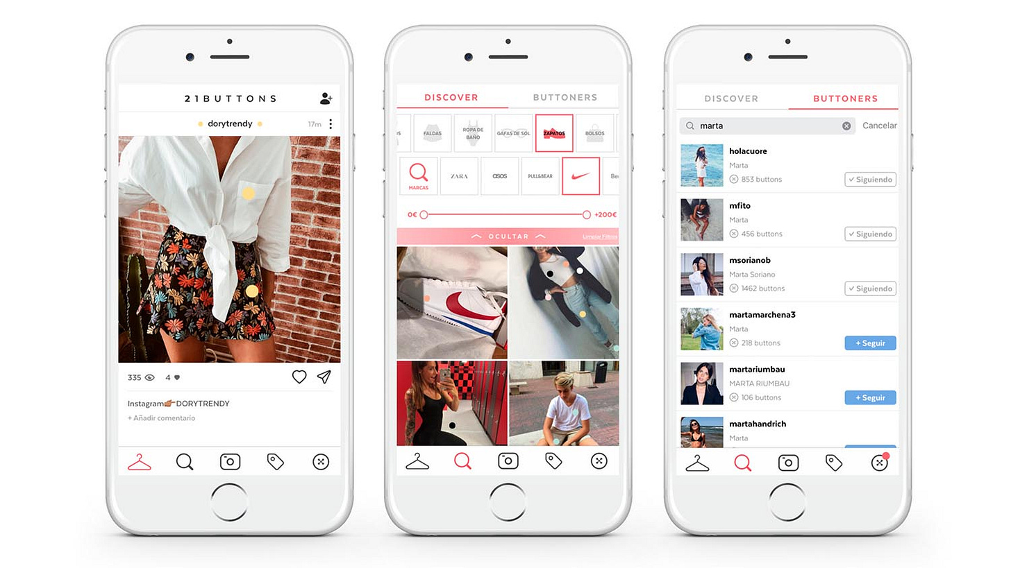 21 buttons, il social network della moda: cos'è e come funziona