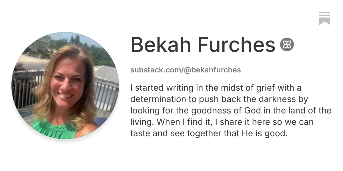 Bekah Furches | Substack