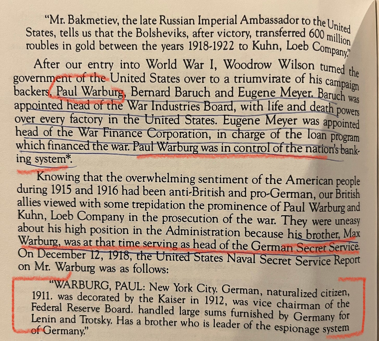 paul warburg of germany constructed the federal reserve in the US
