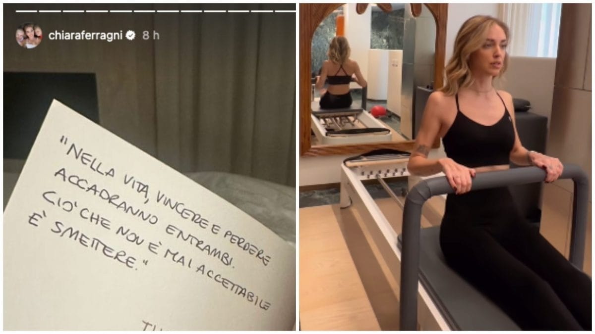 Chiara Ferragni su Instagram: "L'importante è non mollare", le ...