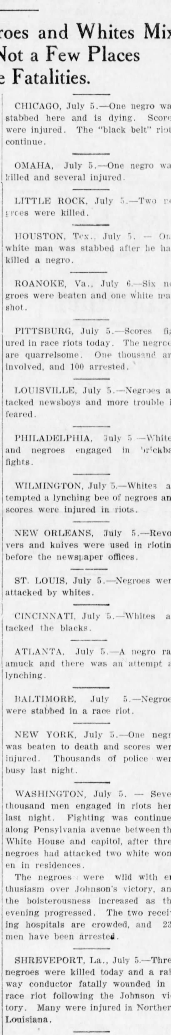 Johnson riots - 