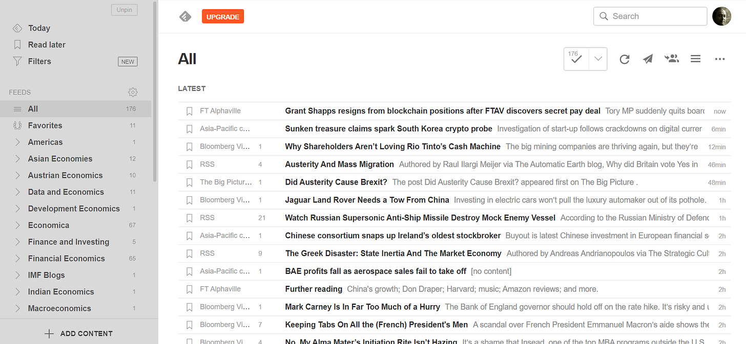 Feedly Snip Feedly Snip