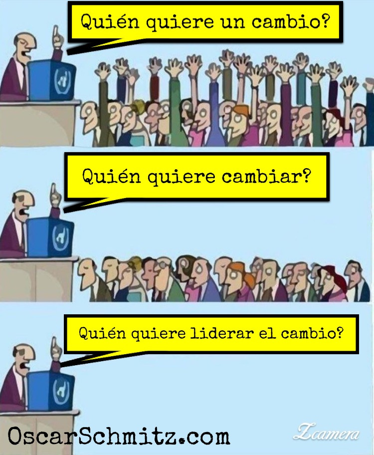 ¿Quién quiere un cambio?