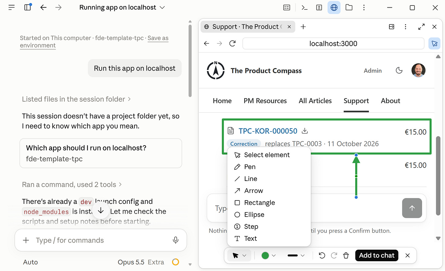 Claude Code built-in browser in Claude Desktop: draw on the running app to give Claude visual feedback Claude Code built-in browser in Claude Desktop: draw on the running app to give Claude visual feedback