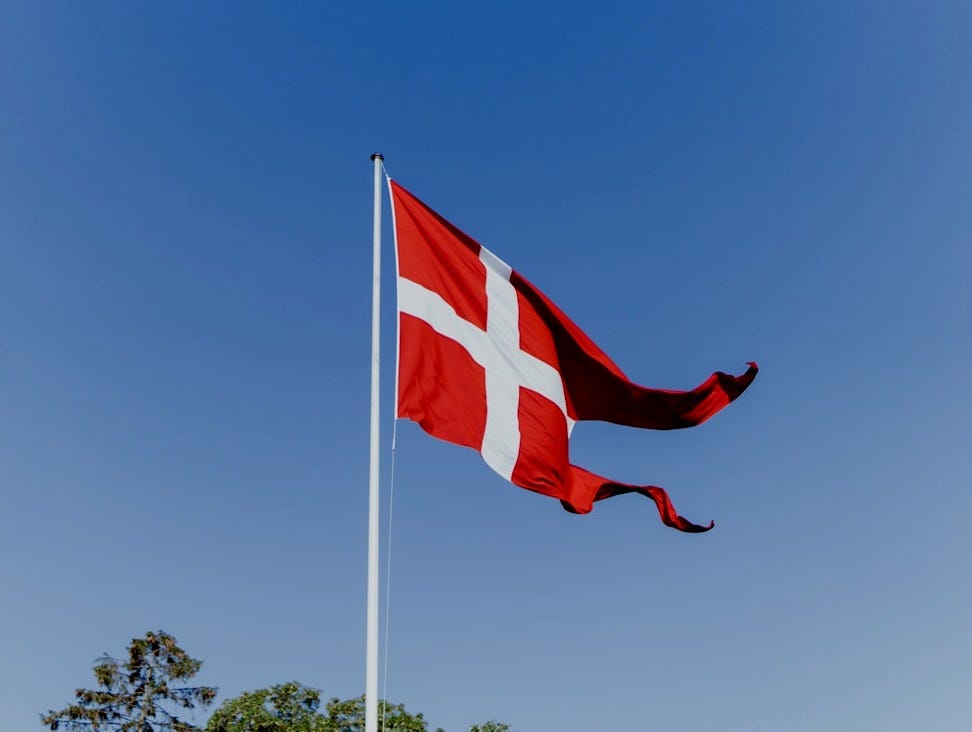 Denmark's flag, also known as Dannebrog Denmark's flag, also known as Dannebrog