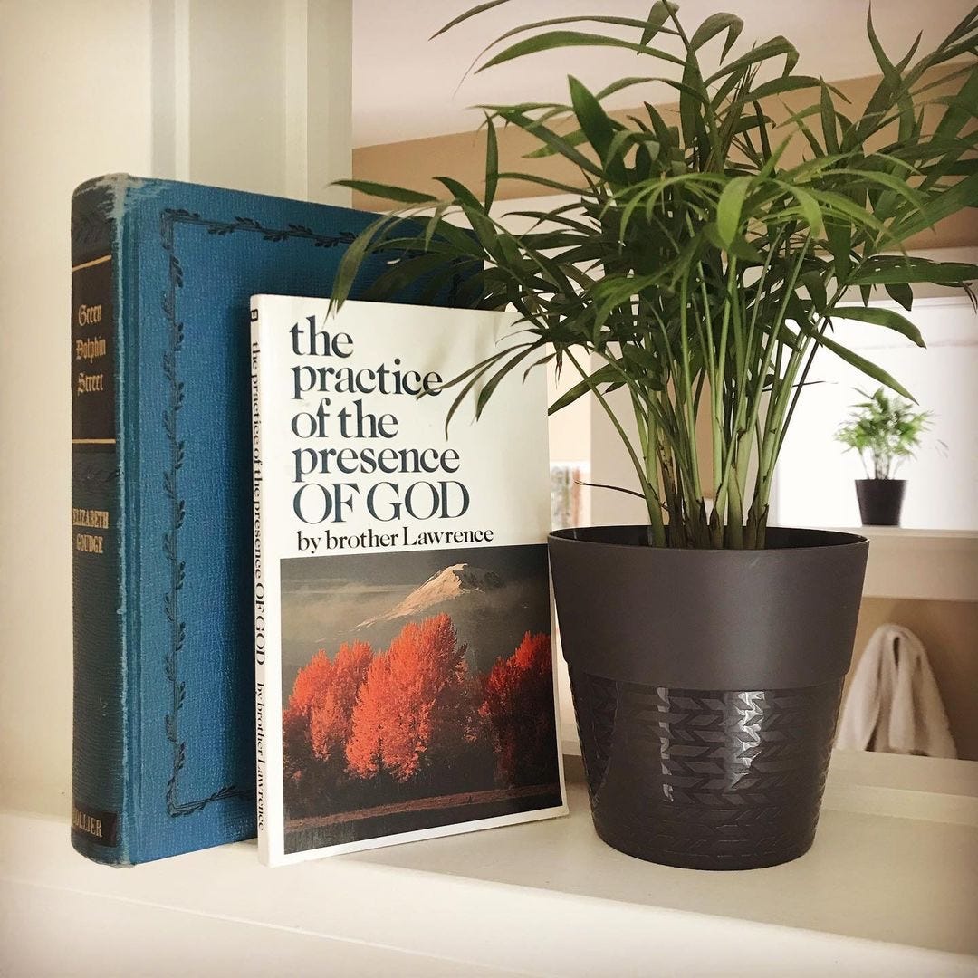 The Practice of the Presence of God by Brother Lawrence had a great influence on Green Dolphin Street by Elizabeth Goudge The Practice of the Presence of God by Brother Lawrence had a great influence on Green Dolphin Street by Elizabeth Goudge