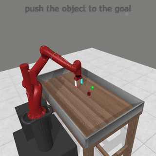 push the object to the goal