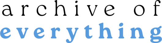 Archive of Everything
