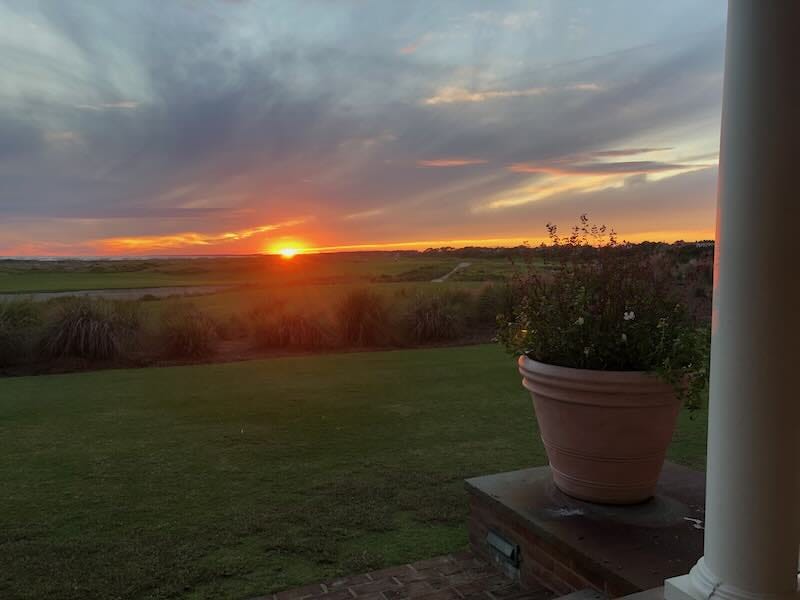Kiawak Island, SC, golf resort sunset