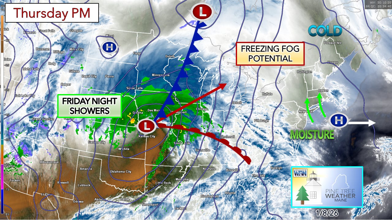 Outlook into the weekend - Pine Tree Weather