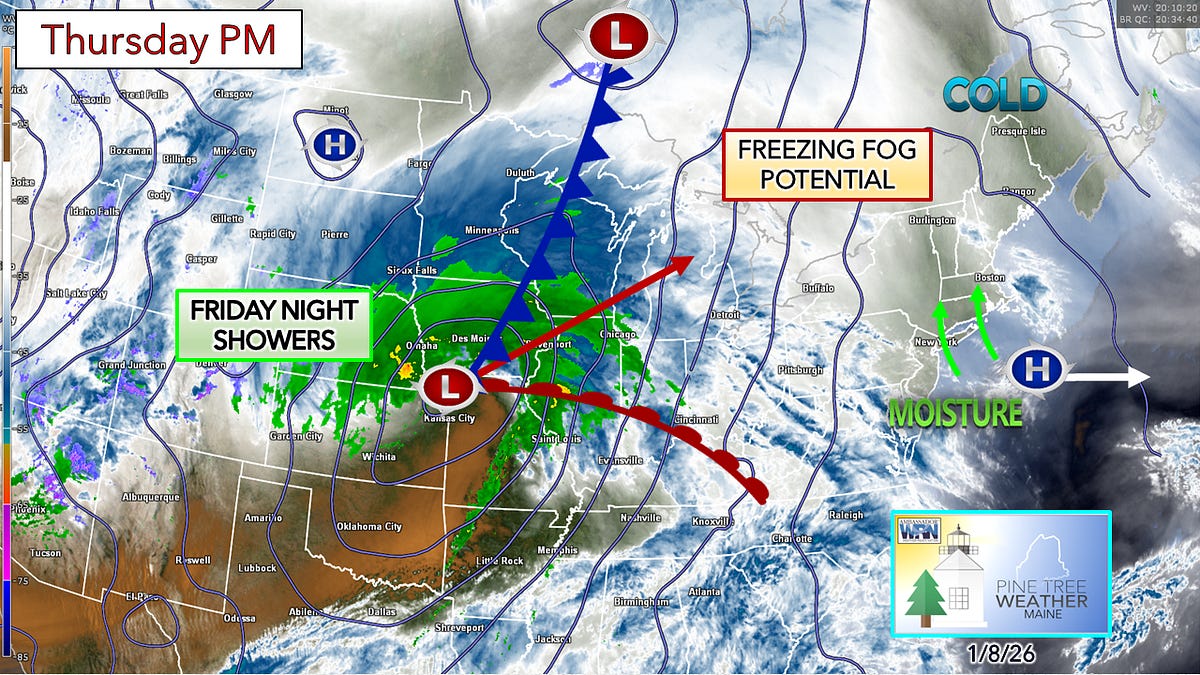Outlook into the weekend - Pine Tree Weather