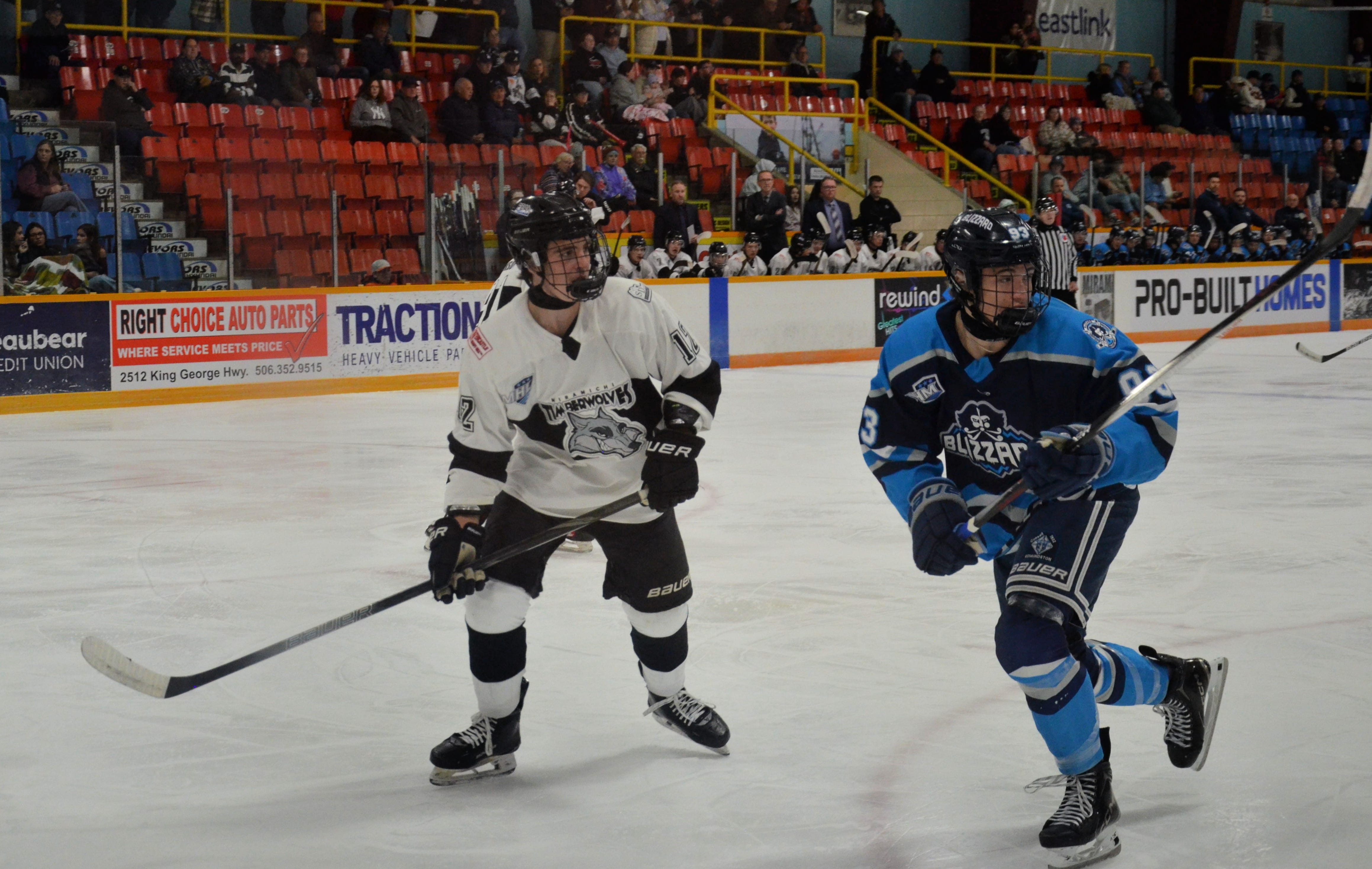 Wolves fall to Blizzard, split weekend contests