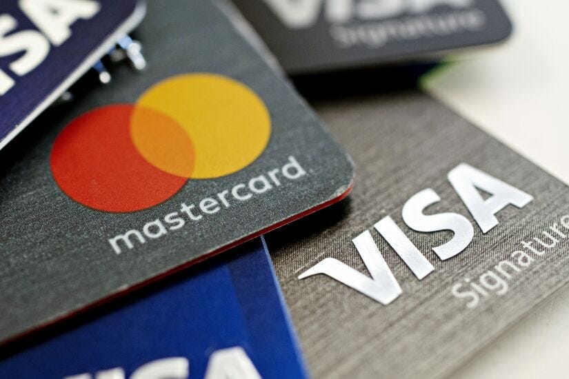 Visa, Mastercard won't raise European fees; Alipay adds AI copilots | PaymentsSource | American Banker Visa, Mastercard won't raise European fees; Alipay adds AI copilots | PaymentsSource | American Banker