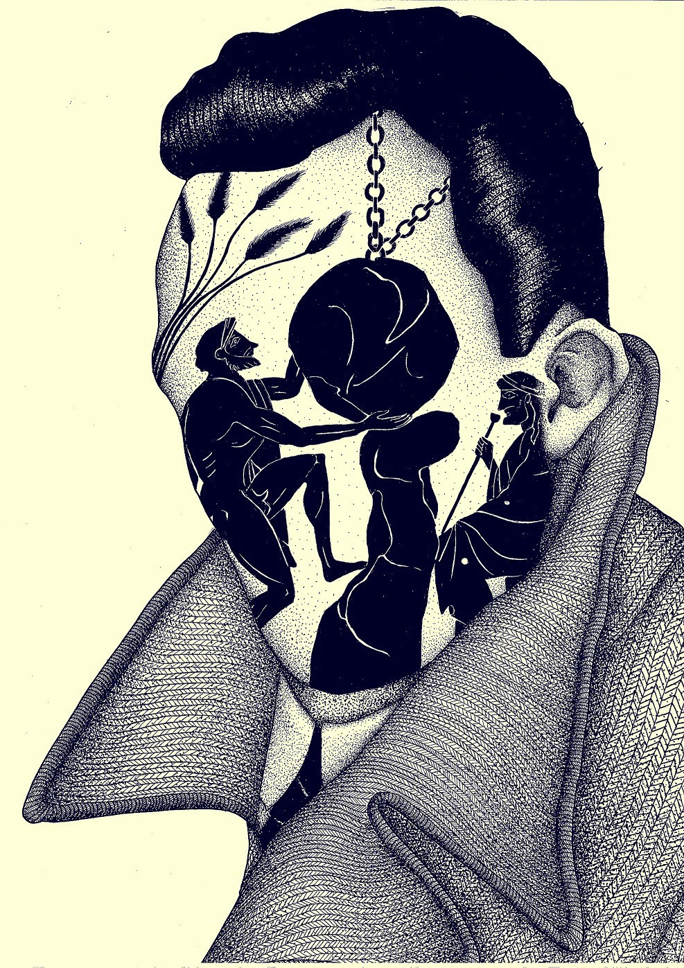 Albert Camus - The Myth of Sisyphus / Illustration :: Behance