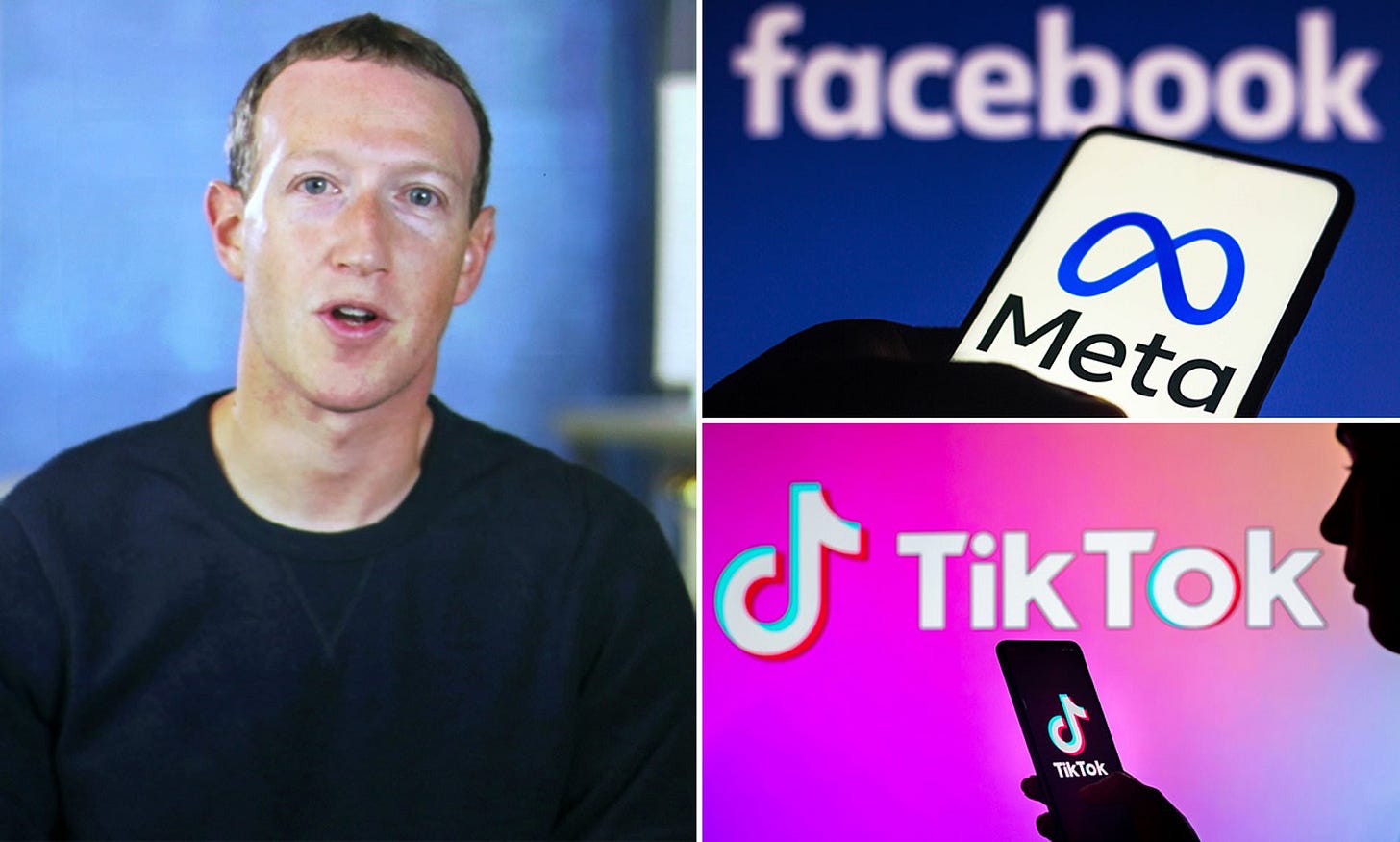Meta paid GOP consulting firm to push anti-TikTok campaign | Daily Mail  Online