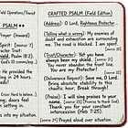 Crafting a Psalm