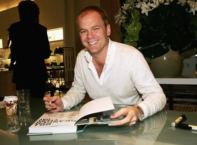 Celebrity chef Bill Granger reportedly died of cancer. Celebrity chef Bill Granger reportedly died of cancer.