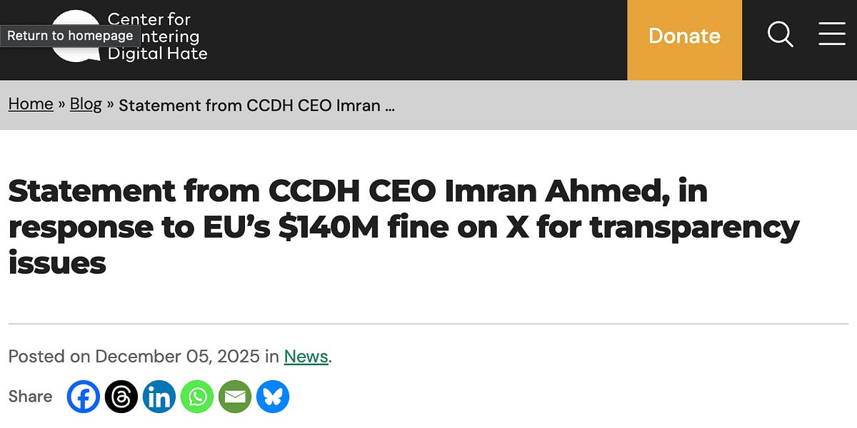 Transparency for Thee, Opacity for Me: The Spectacular Hypocrisy Behind Imran Ahmed & CCDH&rsquo;s War on Free Speech