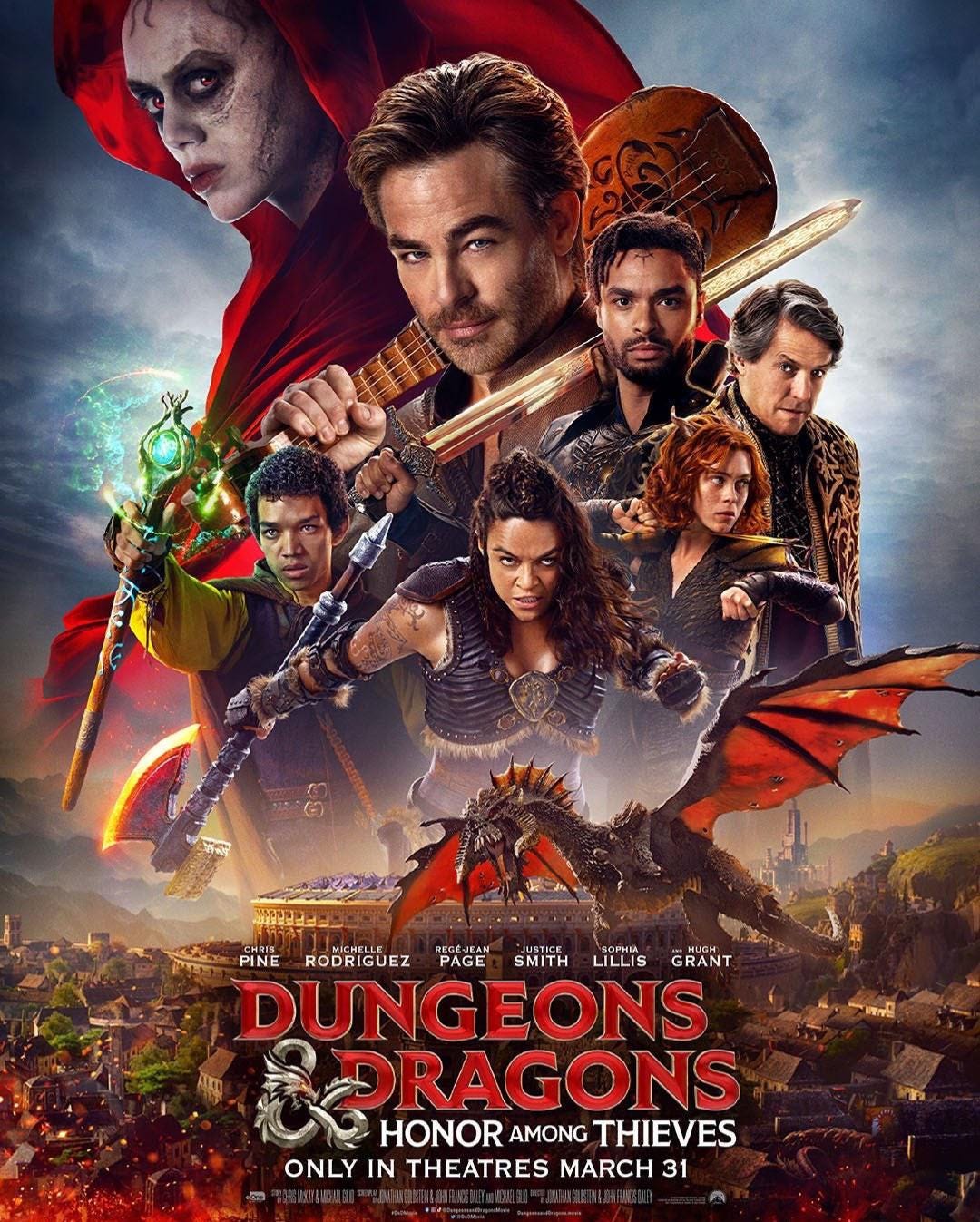 Art] Official poster for the new Dungeons & Dragons movie just dropped :  r/DnD