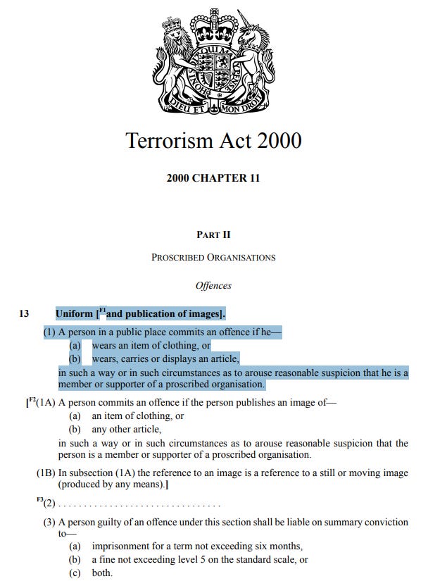 The section 13 offence in the statute