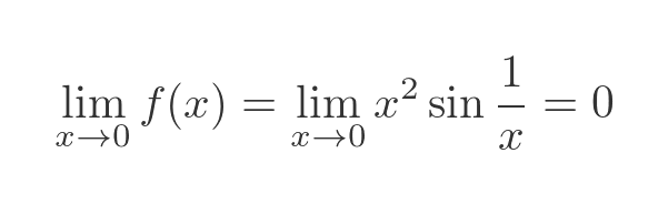 Squeeze theorem example Squeeze theorem example