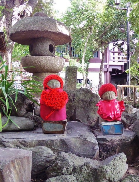 Little Figures at Nishiarai Daishi temple Little Figures at Nishiarai Daishi temple