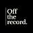 Off the record