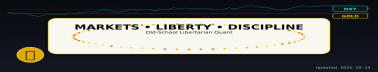 Markets Liberty and Discipline