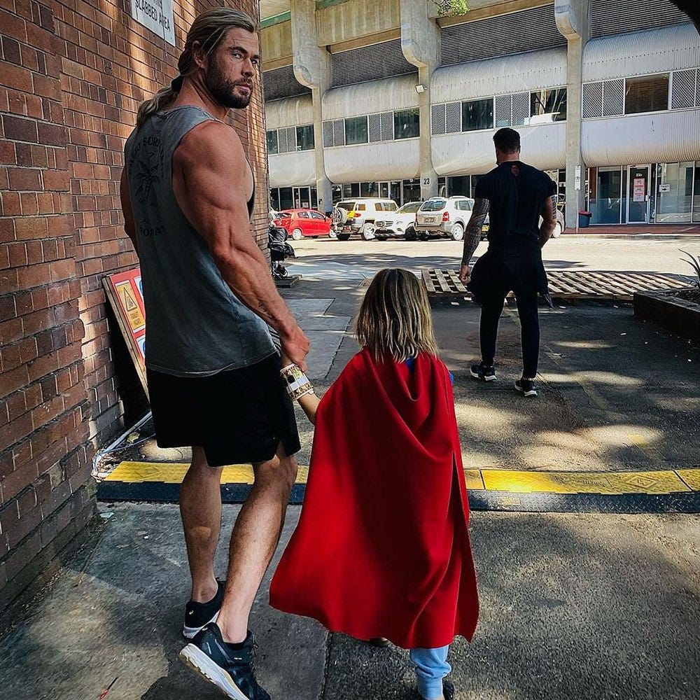 Trolls turn on Chris Hemsworth's legs