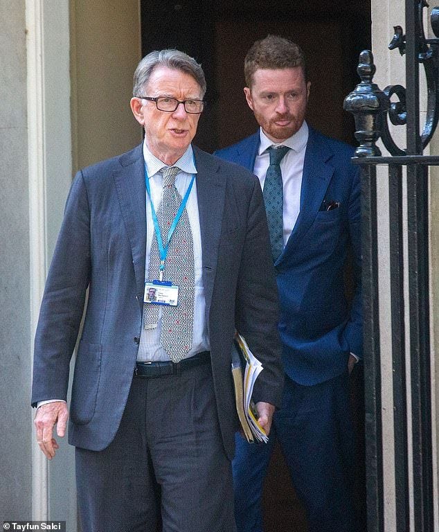 It was Mandelson (left) who had pushed his friend Morgan McSweeney (right), then Downing Street chief of staff, to hire Powell in November 2024 It was Mandelson (left) who had pushed his friend Morgan McSweeney (right), then Downing Street chief of staff, to hire Powell in November 2024