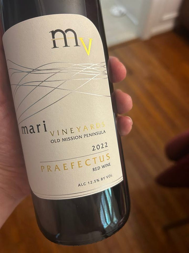 Mari Vineyards red wine
