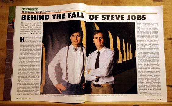 Steve Jobs Fired By Apple. The story Behind Apple's Loss | by Youssef  Mohamed | The Techlife | Medium