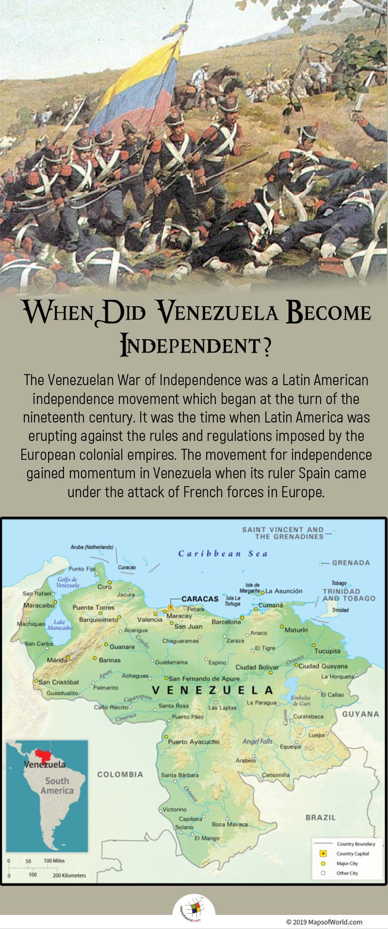When Did Venezuela Become Independent? - Answers