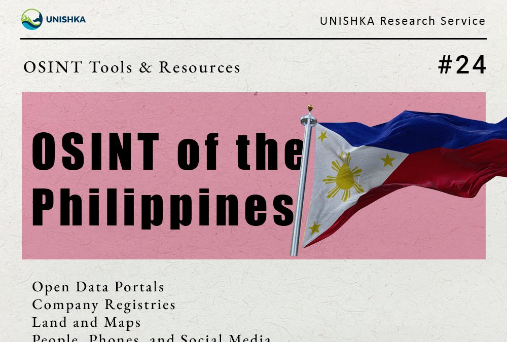 Odph OSINT of the Philippines - by UNISHKA Research Service