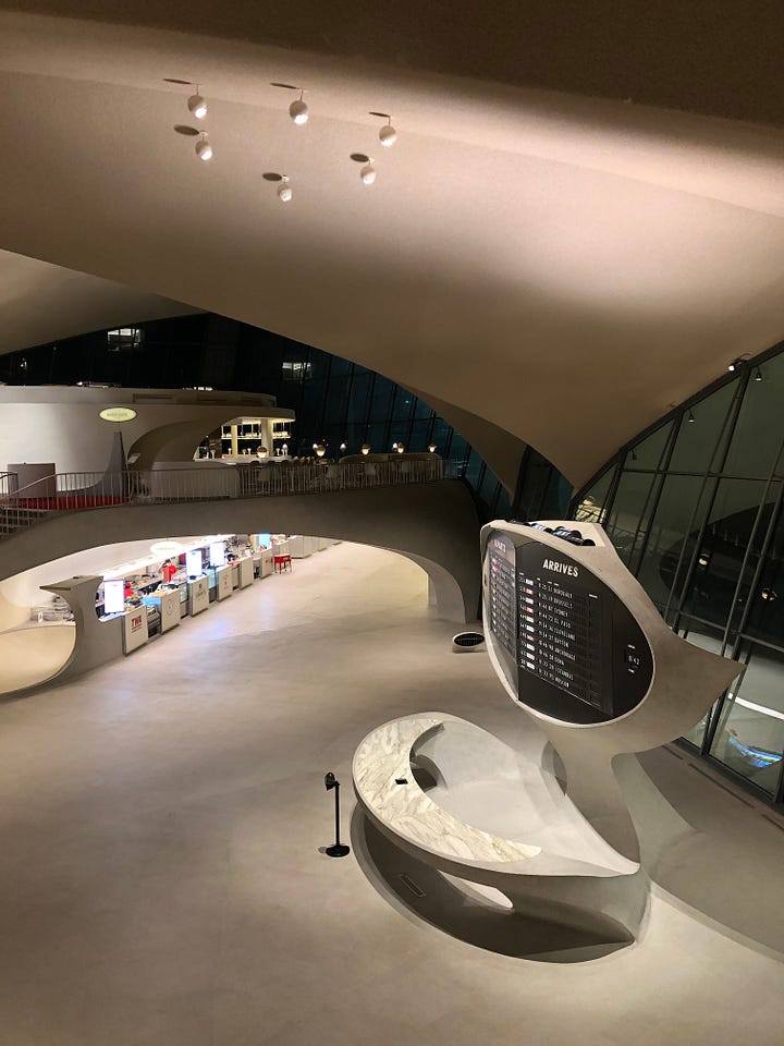 Seeing Eero Syrian TWA Terminal in person was something that I thought would never happen, let alone staying there while it was deserted during the pandemic was the wildest dream