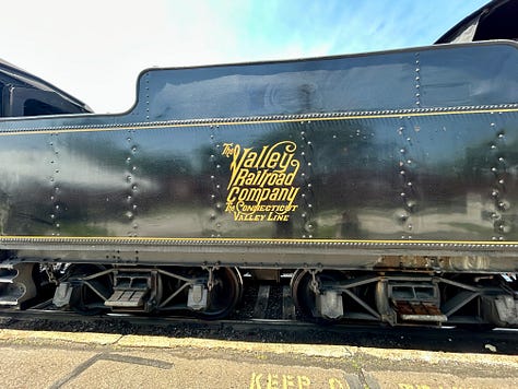 train, fence, sky, grass